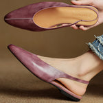 Juliet Genuine Leather Flats