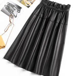 Arden Midi Leather Skirt