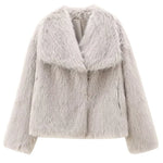 Alpine Grace Faux Fur Coat