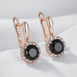 Starlit Onyx Drop Earrings