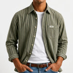 Aldren Striped Organic Cotton Shirt
