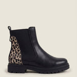 Chelsea Botas Negras – Detalle Leopardo