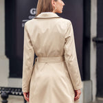 Zeagoo Women's Trench Coats Double-Breasted Coat with Belt