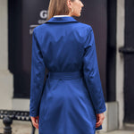 Zeagoo Women's Trench Coats Double-Breasted Coat with Belt