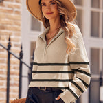Zeagoo Long Sleeve Oversized Knit Sweater Tops