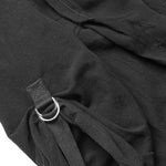 Black Cape Trench Coat Robe