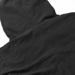 Black Cape Trench Coat Robe