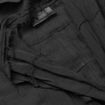 Black Cape Trench Coat Robe