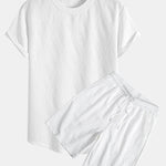Diamond Jacquard Arc Hem T-Shirt & Diamond Jacquard Shorts