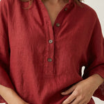 Maribel - Conjunto de Lino con Mangas Murciélago y Pantalón Ancho