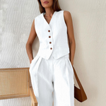 Paloma Linen Trouser Set