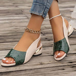 Susan | Elegant Low Heel Orthopedic Sandals