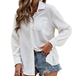 Zeagoo Women's Button Down Shirt Long Sleeve Chiffon Blouse