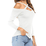 Zeagoo Women's Criss Cross Shoulder Blouse Top