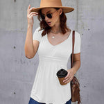 V Neck Tunic Tops - Zeagoo (Us Only)