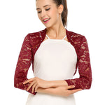Zeagoo Women's Bolero Shrugs Crochet Lace Open Cardigan