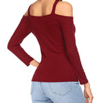 Zeagoo Women's Criss Cross Shoulder Blouse Top