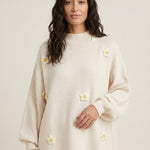 Luno - Sudadera Pullover con Flores