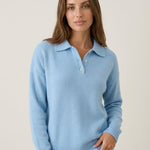 Laura - Jersey de Punto con Cuello Elegante