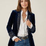 Nuria - Chaqueta Elegante de Terciopelo