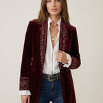 Nuria - Chaqueta Elegante de Terciopelo