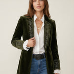 Nuria - Chaqueta Elegante de Terciopelo