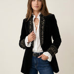 Nuria - Chaqueta Elegante de Terciopelo