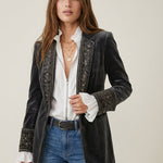 Nuria - Chaqueta Elegante de Terciopelo