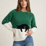 Luna - Sudadera para Mujer con Gráfico de Gato