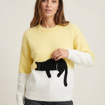 Luna - Sudadera para Mujer con Gráfico de Gato
