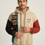 Axel - Sudadera Urbana Patchwork con Capucha