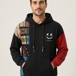 Axel - Sudadera Urbana Patchwork con Capucha
