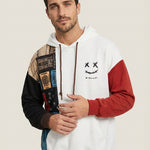 Axel - Sudadera Urbana Patchwork con Capucha