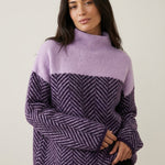 Nora - Jersey Elegante de Cuello Alto