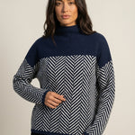 Nora - Jersey Elegante de Cuello Alto