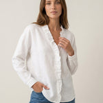 Indie - Blusa con Volantes y Cuello en V