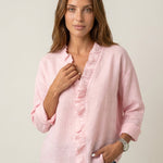 Indie - Blusa con Volantes y Cuello en V