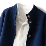 Evelyn Wool Cashmere Cardigan