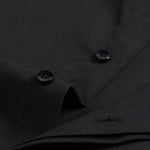 Long Sleeve Embroidered Hidden Buttons Placket Shirt