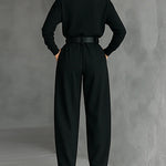 Lisa™ | Black 2-Piece Set with Belt