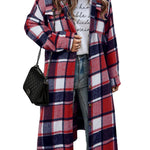 Zeagoo Plaid Shacket Jacket Long Button Down Shirts