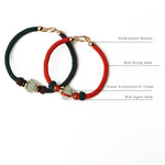 Buddha Stones Tibetan Green Aventurine Luck Braid String Bracelet