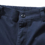 Vintage-style Multiple Pockets Cropped Trousers