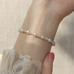 Buddha Stones Natural Flower Pearl Sincerity Bead Bracelet