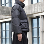 Pocket Turtleneck Down Jacket