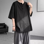 Drapey Loose Cotton Linen T-shirt