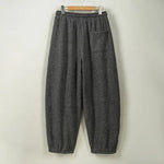 Loose Heavyweight Woolen Balloon Trousers