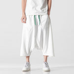 Summer Loose Crotch Cropped Shorts