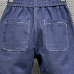 Autumn and Winter Loose Velvet Denim Pants
