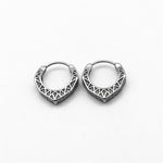Viking Hoop Titanium Steel Balance Earrings